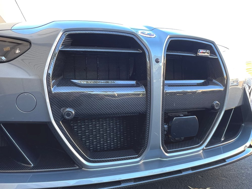2021+ BMW M3/M4 G8X FRONT RADIATOR MESH WITH QUICK INSTALL MOUNTS