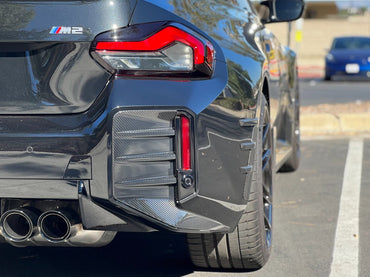 SQ TUNING- DRY CARBON REAR BUMPER TRIM SET - G87 M2