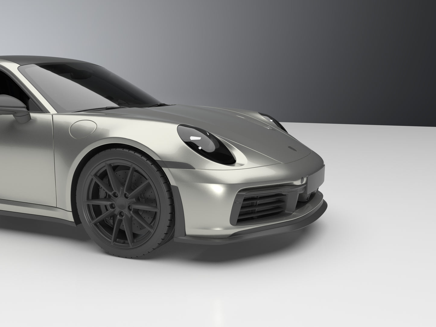 911 SR Front Splitter- Base 911 bumper