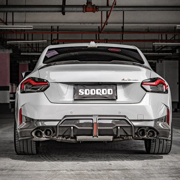 Sooqoo 2022+ BMW M240i & 230i G42 SQ Rear Carbon Diffuser